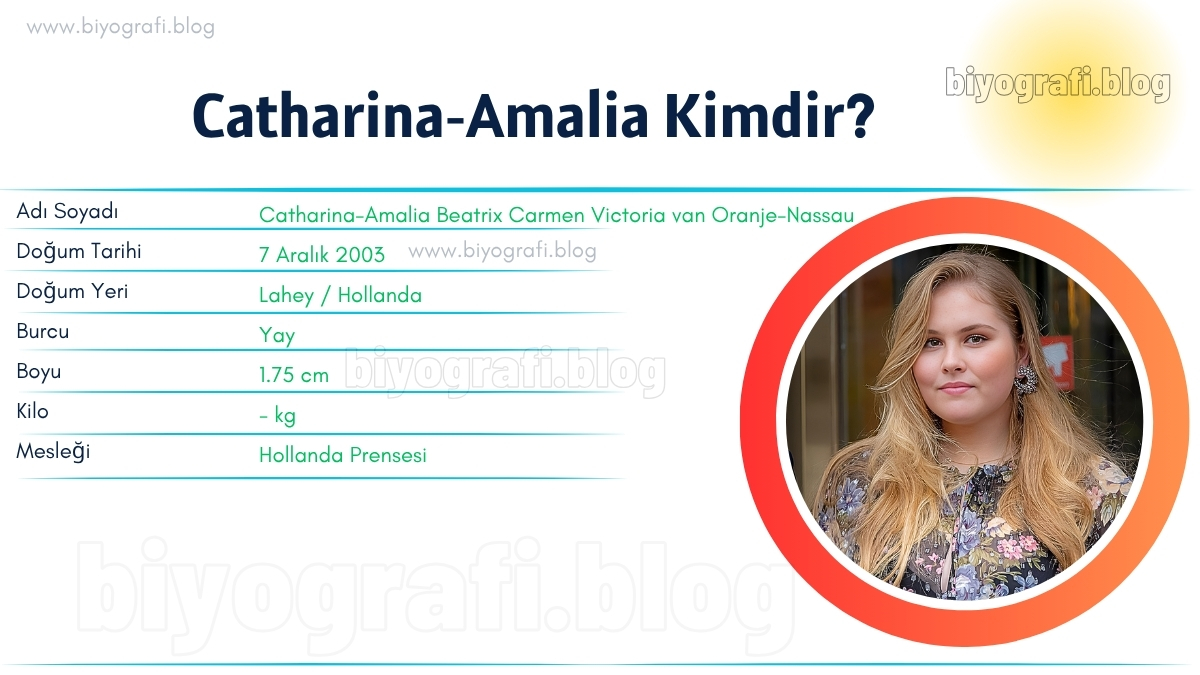 catharina amalia kac kilo boyu kac nereli kac yasinda esi kimdir biyografi