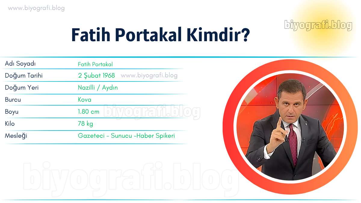 fatih portakal kac kilo boyu kac nereli kac yasinda esi kimdir biyografi